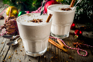 Eggnog Protein Milkshake Recipe