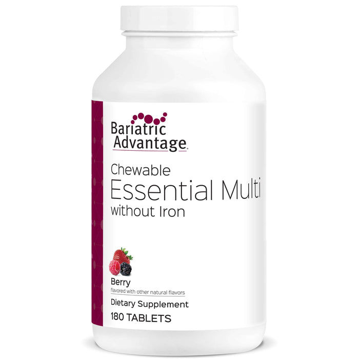 Bariatric Advantage - Chewable Essential Multi - No Iron - Berry - 180 Count