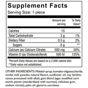 Celebrate Vitamins - Calcium Citrate - Soft Chews - Cafe Mocha - 500mg - 90 Chews - Vitamins & Minerals - Nashua Nutrition