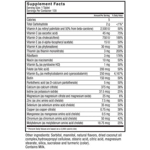 Celebrate Vitamins - Essential Multi 2 in 1 - Chewable - Orange-Pineapple - 120 Tablets - Vitamins & Minerals - Nashua Nutrition