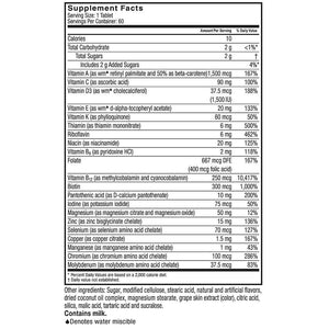 Celebrate Vitamins - Multivitamin - Chewable - Grape - 60 Tablets - Vitamins & Minerals - Nashua Nutrition