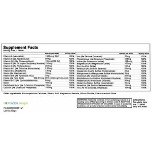 Doctors Designs - Soma-Vit - Multivitamin & Mineral Supplement - 30 Tablets - Vitamins & Minerals - Nashua Nutrition