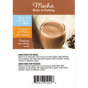 HealthSmart 100 Calorie Meal Replacement - Mocha - 7/Box - Meal Replacements - Nashua Nutrition