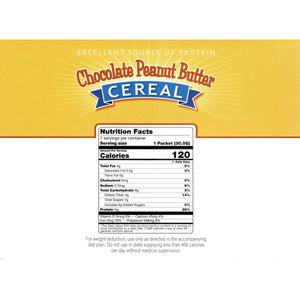 HealthSmart Cereal - Chocolate Peanut Butter - 7/Box - Breakfast Items - Nashua Nutrition