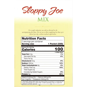 HealthSmart Encore Entree - Sloppy Joe Mix - 7/Box - Dinners & Entrees - Nashua Nutrition