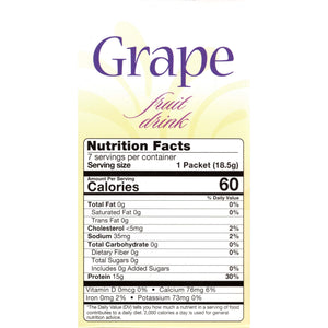 HealthSmart Fruit Drink - Grape - 7/Box - Cold Drinks - Nashua Nutrition