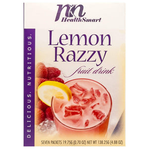 HealthSmart Fruit Drink - Lemon Razzy - 7/Box - Cold Drinks - Nashua Nutrition