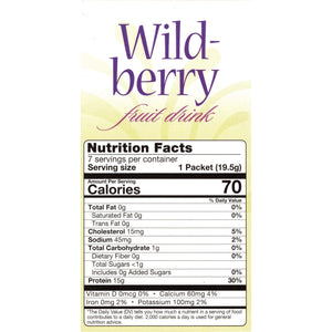 HealthSmart Fruit Drink - Wild Berry - 7/Box - Cold Drinks - Nashua Nutrition