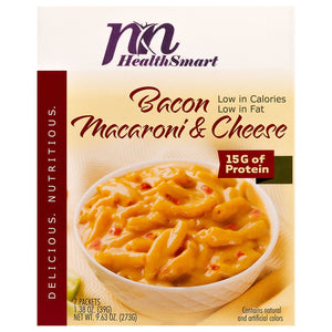 HealthSmart Light Entree - Bacon Mac & Cheese - 7/Box - Dinners & Entrees - Nashua Nutrition