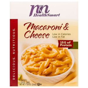 HealthSmart Light Entree - Creamy Macaroni & Cheese - 7/Box - Dinners & Entrees - Nashua Nutrition