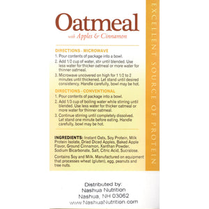 HealthSmart Oatmeal - Apples & Cinnamon - 7/Box - Breakfast Items - Nashua Nutrition