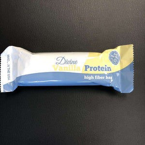 HealthSmart Protein & Fiber Divine Bars - Vanilla, 7 Bars/Box - Protein Bars - Nashua Nutrition