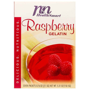 HealthSmart Protein Gelatin - Raspberry (7/Box) - Gelatins & Yogurts - Nashua Nutrition