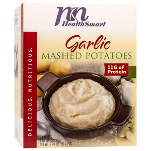 HealthSmart Protein Mashed Potatoes - Garlic - 7/Box - Dinners & Entrees - Nashua Nutrition