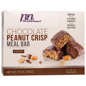 HealthSmart Protein Meal Bar - Chocolate Peanut Crisp (7/Box) - Nashua Nutrition