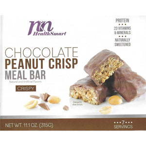 HealthSmart Protein Meal Bar - Chocolate Peanut Crisp (7/Box) - Nashua Nutrition