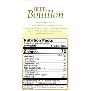 HealthSmart Protein Soup - Beef Bouillon - 7/Box - Hot Soups - Nashua Nutrition