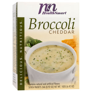 HealthSmart Protein Soup - Broccoli Cheddar - 7/Box - Hot Soups - Nashua Nutrition