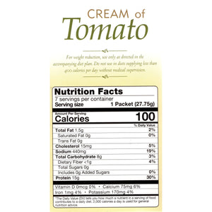 HealthSmart Protein Soup - Cream of Tomato - 7/Box - Hot Soups - Nashua Nutrition