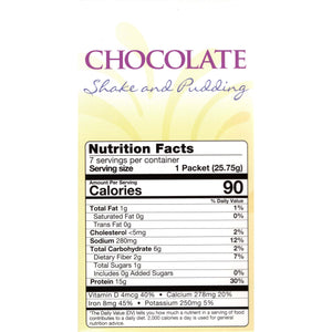 HealthSmart Pudding & Shake - Chocolate - 7/Box - Shake & Puddings - Nashua Nutrition