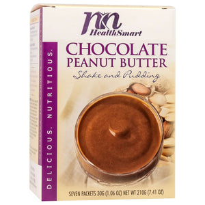 HealthSmart Pudding & Shake - Chocolate Peanut Butter - 7/Box - Shake & Puddings - Nashua Nutrition