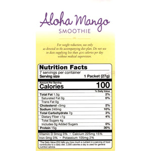 HealthSmart Smoothie - Aloha Mango - 7/Box - Smoothies - Nashua Nutrition