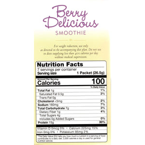 HealthSmart Smoothie - Berry Delicious - 7/Box - Smoothies - Nashua Nutrition