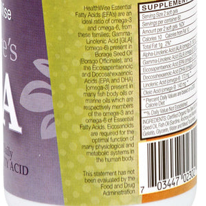 HealthSmart Supplement - Nature's EFA - 120 Capsules - Diet Supplements - Nashua Nutrition