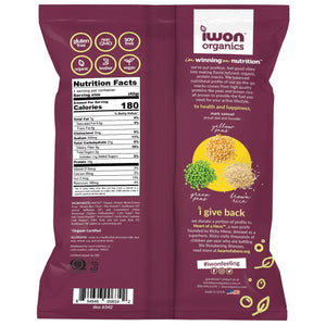 Iwon Organic - Protein Puffs - Caramelized Onion - 1.5oz Bag - Nashua Nutrition