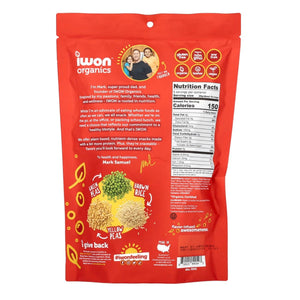 IWON Organics Protein Crisps - Sour Cream & Onion - 3oz Bag (3 Servings Per Bag) - Nashua Nutrition