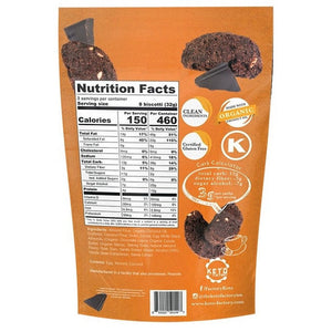 Keto Factory Biscotti - Double Chocolate - 1 Bag (3 Servings) - Nashua Nutrition