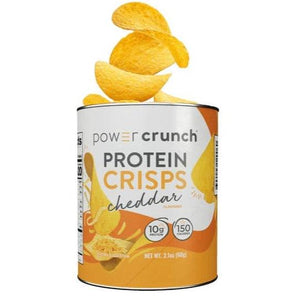 Power Crunch Protein Crisps - Cheddar - 1 Canister - Nashua Nutrition