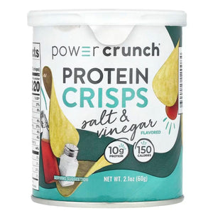 Power Crunch - Protein Crisps - Salt & Vinegar - 1 Can - Nashua Nutrition