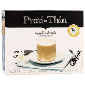 Proti-Thin Anytime Ready To Drink Protein Drink - Vanilla (6/Box) - Protein Liquids - Nashua Nutrition