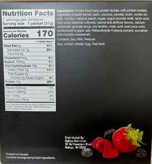 Proti-Thin : Coated Soy Snacks : Berry : (7/Box) - Nashua Nutrition