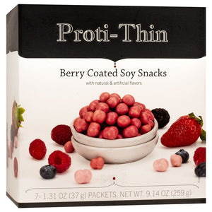 Proti-Thin : Coated Soy Snacks : Berry : (7/Box) - Nashua Nutrition