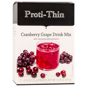 Proti-Thin Fruit Drink - Cranberry Grape - 7/Box - Cold Drinks - Nashua Nutrition