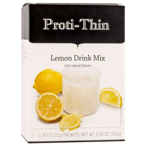 Proti-Thin Fruit Drink - Lemon - 7/Box - Cold Drinks - Nashua Nutrition