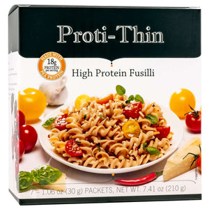 Proti-Thin High Protein Pasta - Fusilli - 7/Box - Dinners & Entrees - Nashua Nutrition