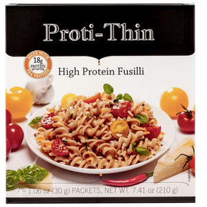 Proti-Thin High Protein Pasta - Fusilli - 7/Box - Dinners & Entrees - Nashua Nutrition