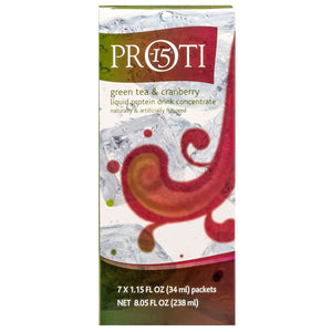 Proti-Thin Liquid Concentrate - Green Tea & Cranberry (7/Box) - Cold Drinks - Nashua Nutrition