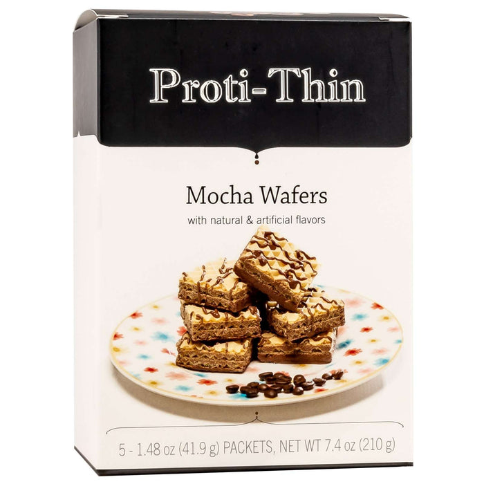 Proti-Thin Mocha Wafers: Protein Wafer, 5/Box