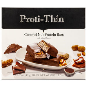 Proti-Thin Protein Bars - Caramel Nut, 7 Bars/Box - Protein Bars - Nashua Nutrition