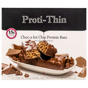 Proti-Thin Protein Bars - Choc-A-Lot Chip, 7 Bars/Box - Protein Bars - Nashua Nutrition