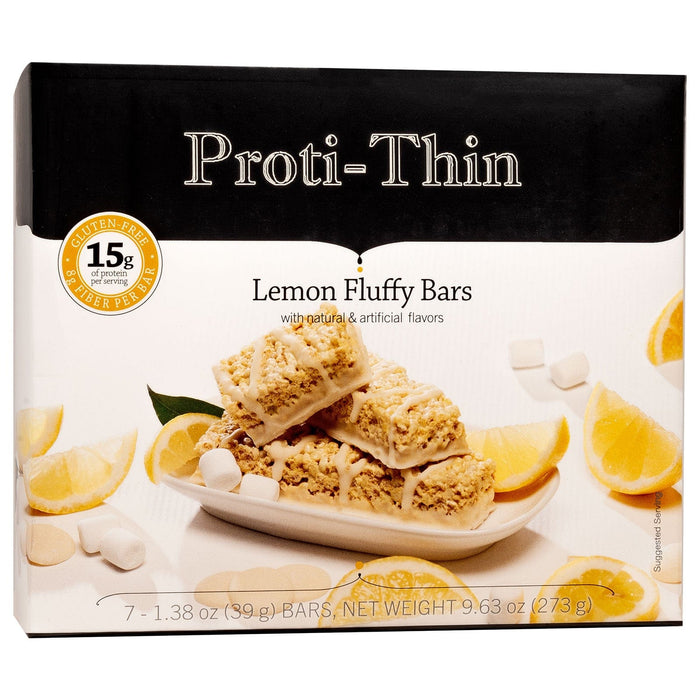 Proti-Thin Protein Bars VLC - Fluffy Lemon Crisp, 7 Bars/Box