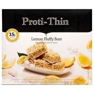 Proti-Thin Protein Bars VLC - Fluffy Lemon Crisp, 7 Bars/Box - Nashua Nutrition