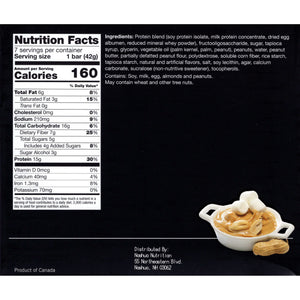 Proti-Thin Protein Bars VLC - Fluffy Nutter, 7 Bars/Box - Protein Bars - Nashua Nutrition