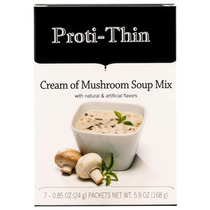 Proti-Thin Protein Soup - Cream of Mushroom - 7/Box - Hot Soups - Nashua Nutrition