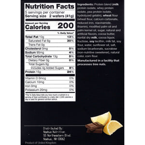 Proti-Thin Protein Wafer Squares - Lemon, 5 Servings/Box - Protein Bars - Nashua Nutrition