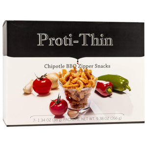 Proti-Thin Zipper Snacks - Chipotle BBQ - 7/Box - Snacks & Desserts - Nashua Nutrition